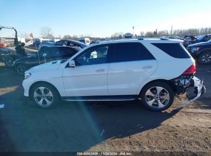 Lot #3037540827 2018 MERCEDES-BENZ GLE 350 4MATIC