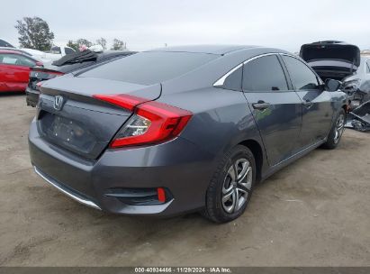 Lot #3069159847 2019 HONDA CIVIC LX