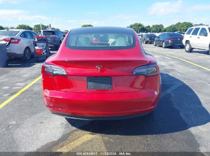 Lot #3034052920 2023 TESLA MODEL 3 REAR-WHEEL DRIVE