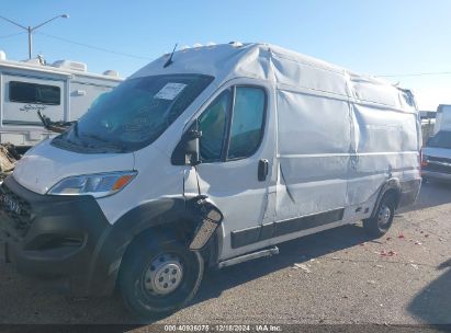 Lot #3035089001 2023 RAM PROMASTER 3500 CARGO VAN HIGH ROOF 159 WB EXT