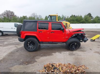 Lot #3042567947 2017 JEEP WRANGLER UNLIMITED SAHARA 4X4