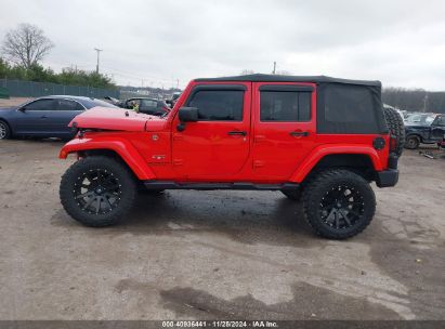 Lot #3042567947 2017 JEEP WRANGLER UNLIMITED SAHARA 4X4