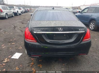 Lot #3049470141 2015 MERCEDES-BENZ S 550 4MATIC