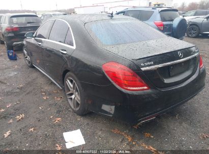 Lot #3049470141 2015 MERCEDES-BENZ S 550 4MATIC