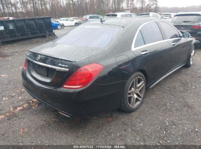 Lot #3049470141 2015 MERCEDES-BENZ S 550 4MATIC