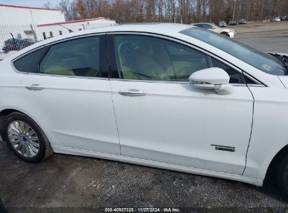 Lot #3037540719 2016 FORD FUSION ENERGI SE LUXURY