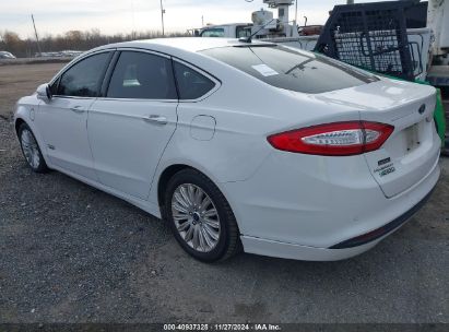 Lot #3037540719 2016 FORD FUSION ENERGI SE LUXURY