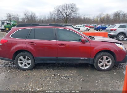 Lot #3035081983 2014 SUBARU OUTBACK 2.5I PREMIUM