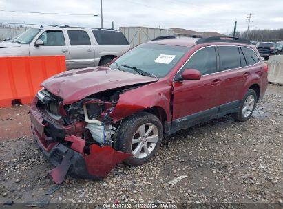 Lot #3035081983 2014 SUBARU OUTBACK 2.5I PREMIUM