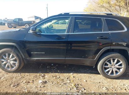 Lot #3034053164 2017 JEEP CHEROKEE LIMITED 4X4