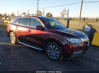 Lot #3035093639 2014 ACURA MDX TECHNOLOGY PKG W/ENTERTAINMENT PKG