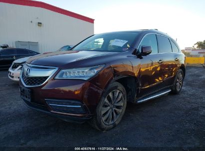 Lot #3035093639 2014 ACURA MDX TECHNOLOGY PKG W/ENTERTAINMENT PKG