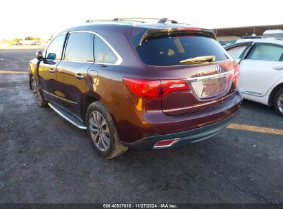 Lot #3035093639 2014 ACURA MDX TECHNOLOGY PKG W/ENTERTAINMENT PKG