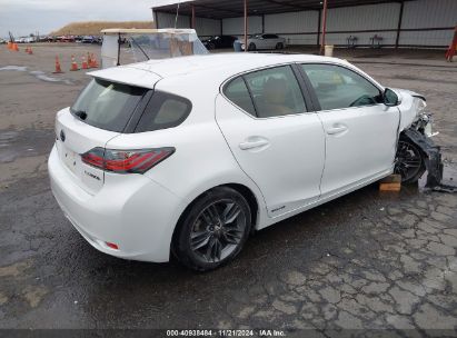 Lot #3041543451 2013 LEXUS CT 200H