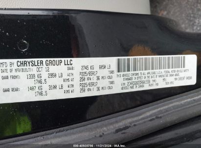 Lot #3005343533 2013 DODGE GRAND CARAVAN SE