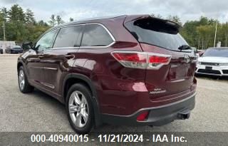 Lot #3034053074 2015 TOYOTA HIGHLANDER LIMITED/LTD PLATINUM