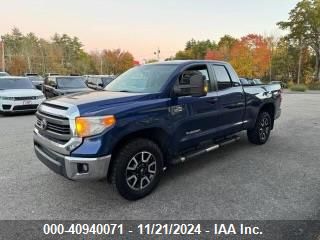 Lot #3005343516 2014 TOYOTA TUNDRA DOUBLE CAB SR/DOUBLE CAB SR5