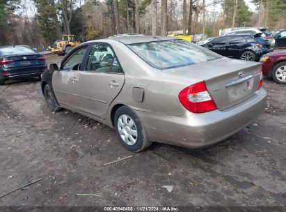 Lot #2997769432 2003 TOYOTA CAMRY LE