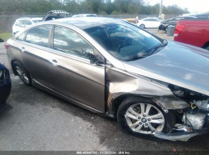 Lot #3053062217 2014 HYUNDAI SONATA GLS