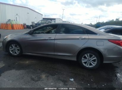 Lot #3053062217 2014 HYUNDAI SONATA GLS