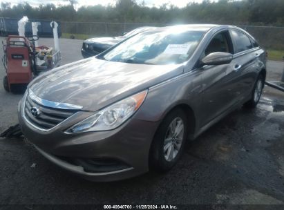 Lot #3053062217 2014 HYUNDAI SONATA GLS