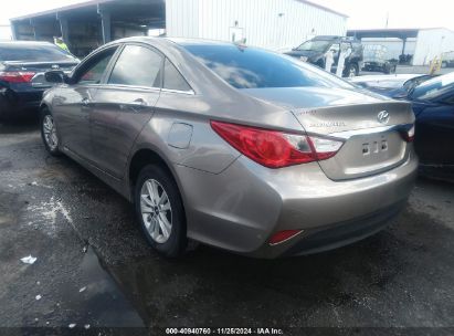 Lot #3053062217 2014 HYUNDAI SONATA GLS