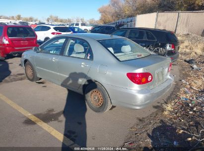 Lot #3035088995 2003 TOYOTA COROLLA LE