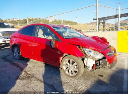 Lot #3035093608 2013 HYUNDAI ACCENT GLS