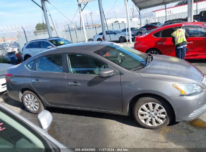 Lot #3035093610 2015 NISSAN SENTRA FE+ S/S/SL/SR/SV