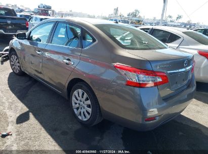 Lot #3035093610 2015 NISSAN SENTRA FE+ S/S/SL/SR/SV