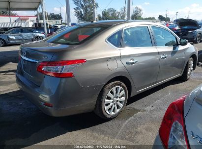 Lot #3035093610 2015 NISSAN SENTRA FE+ S/S/SL/SR/SV