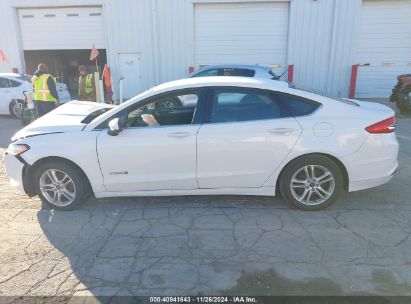 Lot #3053062202 2018 FORD FUSION HYBRID SE