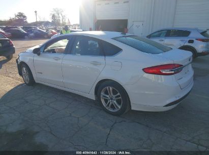 Lot #3053062202 2018 FORD FUSION HYBRID SE