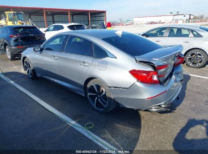 Lot #3045359499 2019 HONDA ACCORD SPORT 2.0T