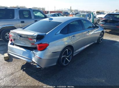 Lot #3045359499 2019 HONDA ACCORD SPORT 2.0T