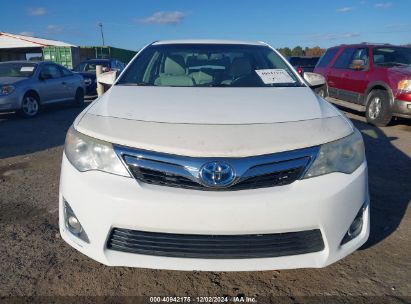 Lot #3056068505 2014 TOYOTA CAMRY HYBRID XLE