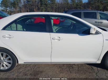 Lot #3056068505 2014 TOYOTA CAMRY HYBRID XLE