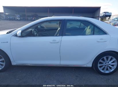 Lot #3056068505 2014 TOYOTA CAMRY HYBRID XLE