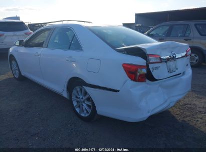 Lot #3056068505 2014 TOYOTA CAMRY HYBRID XLE