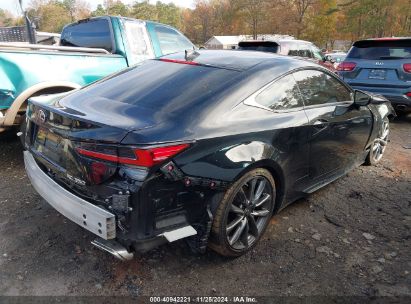 Lot #3052080284 2021 LEXUS RC 350 F SPORT