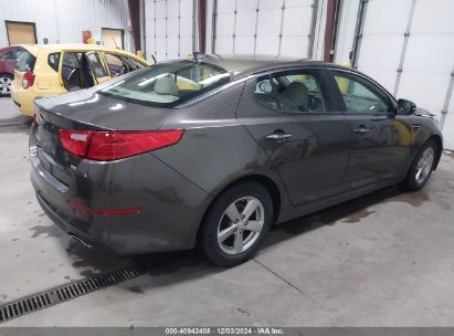 Lot #3035081856 2015 KIA OPTIMA LX