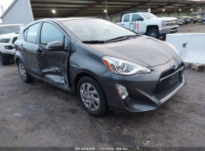 Lot #3035093590 2015 TOYOTA PRIUS C THREE