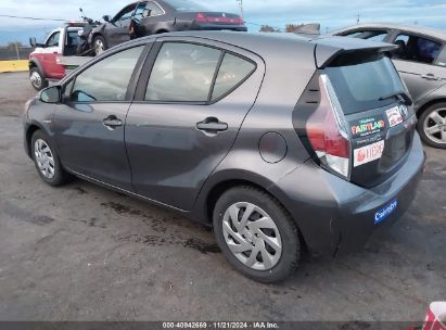 Lot #3035093590 2015 TOYOTA PRIUS C THREE