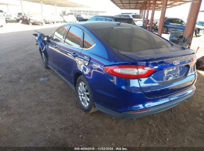 Lot #3053066419 2016 FORD FUSION S