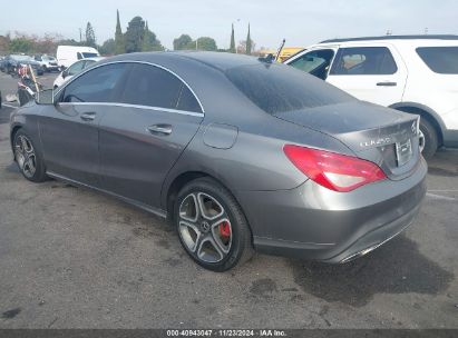 Lot #3051073788 2018 MERCEDES-BENZ CLA 250 4MATIC