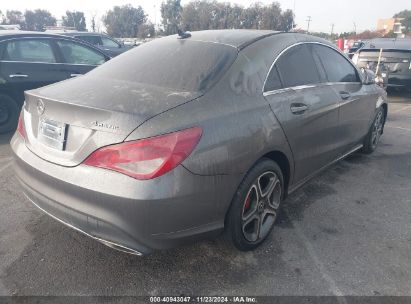 Lot #3051073788 2018 MERCEDES-BENZ CLA 250 4MATIC