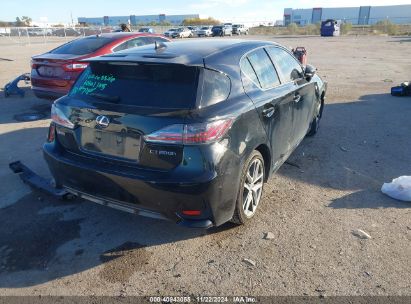 Lot #3067310587 2016 LEXUS CT 200H