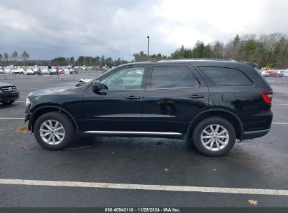 Lot #3034053379 2019 DODGE DURANGO SXT AWD