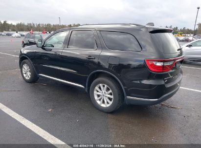 Lot #3034053379 2019 DODGE DURANGO SXT AWD