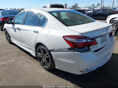 Lot #3035093583 2017 HONDA ACCORD SPORT